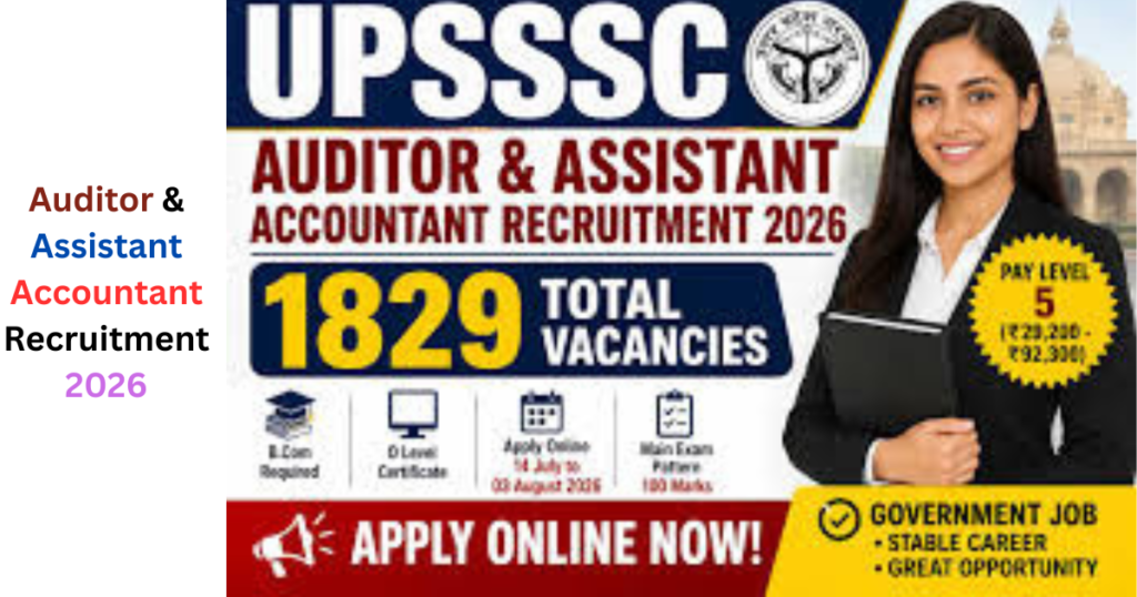 UPSSSC Auditor & Assistant Accountant Recruitment 2026