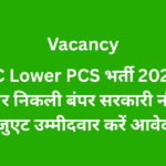 UPSSSC Lower PCS भर्ती 2026: 2516 पदों पर निकली बंपर सरकारी नौकरी, ग्रेजुएट उम्मीदवार करें आवेदन
